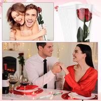 Gambar 100pcs Clear Rose Sleeve Bunga Mawar Satu Tangkai Plastik Bunga Satuan - 12*36 dari ITOKOTOO undefined 5 Tokopedia