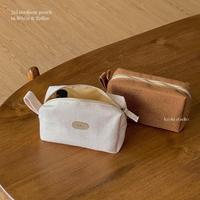 Gambar Sul Medium Pouch - Ins Korean Makeup Stationary And Sanitary Pouch - Black, Name Engraving dari vinamalll undefined 4 Tokopedia