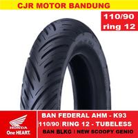 Gambar Ban BLKG Ori Motor New Scoopy Genio FEDERAL HONDA AHM 110/90 ring 12 dari CJR MOTOR BANDUNG undefined 3 Tokopedia