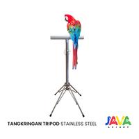 Gambar Tripod Tangkringan Stainless Steel Burung parrot macaw kakaktua afgrey dari Java Aviary undefined 2 Tokopedia