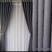 Gambar GORDEN JENDELA GORDEN PINTU MINIMALIS TERMURAH blackout - cream, L130×100cm dari rasyarambu gorden shop undefined 2 Tokopedia