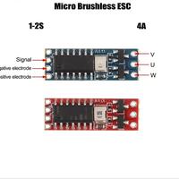 Gambar 1S-2S Micro Esc 4A For 1104 1106 1306 1407 1503 Brushless motor - Board Biru dari Adabi Rc Hobby undefined 1 Tokopedia