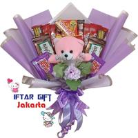 Gambar Bucket Snack / Snack Bouquet , Sidang, Wusuda , Ultah , Anniversery - Komplit Pink dari IFTAR GIFT JAKARTA undefined 1 Tokopedia