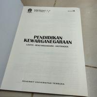 Gambar PENDIDIKAN KEWARGANEGARAAN MKDU4111/3SKS/MODUL 1 - 9 EDISI 3 LASIYO UT dari TokooBintang undefined 2 Tokopedia