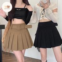 Gambar Rok Wanita Pendek Korean Style Import (Corduroy) - Cream, M dari Eonni Knitwear undefined 2 Tokopedia
