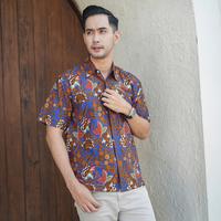 Gambar Pangestu Batik Hem Lengan Pendek Motif Gardenia dari Pangestu Batik Yogyakarta undefined 1 Tokopedia
