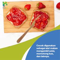 Gambar Pisau Jati ORENO Pisau Selai Kayu Foodgrade Wooden Butter spoon homLiv - M(19 cm) dari warungtools undefined 3 Tokopedia