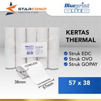 Gambar Kertas Thermal BLUEPRINT Lite 57x47 mm Roll Kasir 57x38 57x30 - 57x30, 10 Roll dari Starcomp Solo undefined 2 Tokopedia