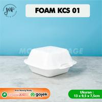 Gambar STYROFOAM H-01 / TEMPAT BURGER / TEMPAT DIMSUM / TEMPAT NASI PUTIH dari mouwpackage undefined 1 Tokopedia