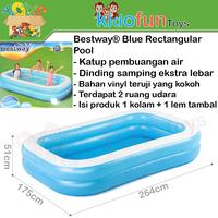 Gambar Kolam Renang Anak Bestway Rectangular Family Pool Jumbo 200 201 260 cm - 54005 201cm dari Kidofun Toys undefined 1 Tokopedia