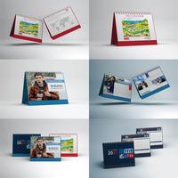 Gambar Desain Kalender Meja & Dinding Tahun 2024 - Meja, 1 hal dari Indivisual Studio undefined 2 Tokopedia
