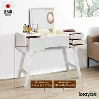 Gambar TORAYA MEJA RIAS MODERN NATURAL MURAH ( TANPA KURSI ) dari TorayaLiving undefined 5 Tokopedia
