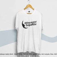 Gambar kaos masyarakat tanpa riba / baju masyarakat tanpa riba - Hitam, XL dari Gerai Kaos Custom undefined 4 Tokopedia
