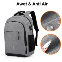Gambar Freeknight Tas Ransel Laptop Pria Tas Kantor Punggung Casual TR211 - Hitam dari Freeknight undefined 3 Tokopedia