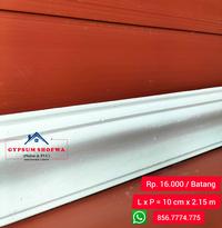 Gambar List Gypsum Plafon minimalis 10 cm / List profil gipsum murah dari Toko Gypsum Shofwa Official ID undefined 1 Tokopedia