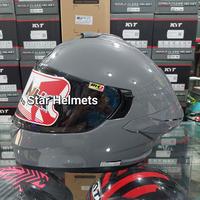 Gambar Helm NHK Mark-1 Solid Dim Grey Glossy Double Visor - M dari Star Helmets undefined 1 Tokopedia