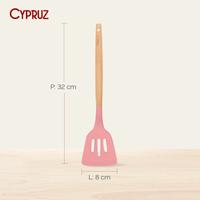 Gambar Spatula Silikon Tahan Panas Food Grade Cypruz Turner Lubang Silicone - Hijau dari Homesupermart_NEW undefined 3 Tokopedia