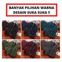 Gambar JAKET CUSTOM SUKA SUKA / JAKET CUSTOM SENDIRI // OJOL /ORGANISASI - Hitam polos, M dari candrastore33 undefined 2 Tokopedia