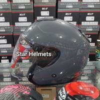 Gambar Helm KYT Kyoto R Solid Gorilla Grey Glossy - M dari Star Helmets undefined 3 Tokopedia