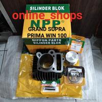 Gambar Blok boring seher set silinder blok komplit grand supra prima win NPP - BLOK+PISTON KIT dari online shops. undefined 1 Tokopedia