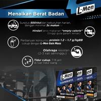Gambar L-Men Gain Mass Chocolate 500gr/ LMen Susu Whey Hi Protein Rasa Coklat dari WORTHY SHOP JKT undefined 3 Tokopedia