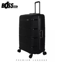 Gambar Koper 28 Inch Large Kuat TRAVEL TIME Hardcase Tanpa Resleting + TSA - Abu-abu dari Boss Koper undefined 3 Tokopedia