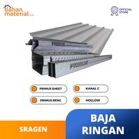 Gambar Baja Ringan Kanal C, Hollow & Primus Reng Cabang Sragen - KC75X28 T=60 6M dari BahanMaterial com undefined 1 Tokopedia