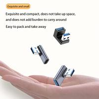 Gambar 90 Degree Right Up Down Angled USB3.0 Male to Type C Female Extension - H dari Honey Computer undefined 5 Tokopedia