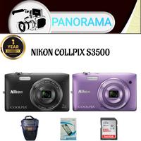 Gambar NIKON COOLPIX S3500 / KAMERA NIKON COOLPIX S3500 - WHITE BOX, UNIT ONLY dari CAMERA PANORAMA undefined 1 Tokopedia