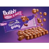 Gambar Cadbury Dairy Milk Bubbly Milk Chocolate Pouch Cokelat Coklat - 120g dari SteampowFIN undefined 2 Tokopedia