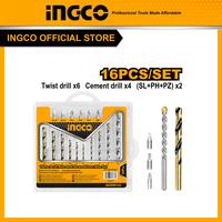 Gambar AKSDB1901 MATA BOR BESI BETON DAN Mata OBENG SET 19PCS INGCO - 19 Pcs dari INGCO INDONESIA undefined 2 Tokopedia