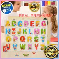 Gambar Mainan Edukasi Puzzle Kayu / Puzzle Kayu Bergambar / kids education - ABCD MOTIF dari Excllent Kids undefined 1 Tokopedia