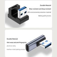 Gambar 90 Degree Right Up Down Angled USB3.0 Male to Type C Female Extension - H dari Honey Computer undefined 4 Tokopedia