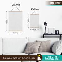 Gambar Poster Kanvas, Wall Art Decor, Hanging Poster, Lukisan Boho style - CWM6-1, 20x30cm dari Milopilo_NEW undefined 3 Tokopedia