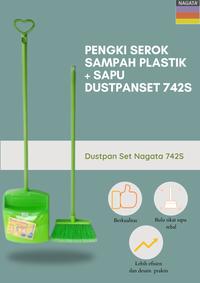 Gambar Dustpan Set Nagata 742S & 160S | Pengki Serok Sampah Plastik + Sapu - DustpanSet160S dari Peralatan Kebersihan undefined 3 Tokopedia