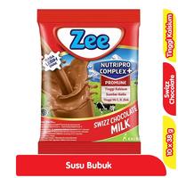 Gambar Zee Nutripro Complex Susu Bubuk Swizz Chocolate Sachet 10 x 38 g dari Alfamidi Official Store undefined 1 Tokopedia
