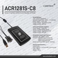 Gambar ACR1281S-C8 CONTACTLESS SMARTCARD READER SERIAL INTERFACE ACR120S dari FOCUS SECURITY STORE undefined 2 Tokopedia