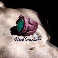 Gambar Cincin Kayu Spesial Purple heart Bacan natural dari Wood Crackers undefined 5 Tokopedia