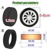 Gambar Full Cover Pelindung Roda Koper Silikon Luggage Wheel Protector Karet - B-Pink-4Pcs dari IDT4 undefined 3 Tokopedia