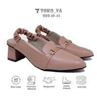 Gambar A.E.M Sepatu Heels Mules Pantofel Formal Wanita Big Size 40-45 Jumbo - AL121 M, 40 dari Toko Va Big Size undefined 1 Tokopedia