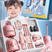 Gambar Set Alat Tulis Eletric Stationery Set Rautan Penghapus Vacum Pensil - Set 7 Biru dari Milias Asesoris undefined 3 Tokopedia