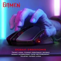 Gambar Mouse Komputer Mouse Game GAMEN Mouse Gaming Wireless GM300W 2400 DPI dari Lisensiantivirus undefined 4 Tokopedia