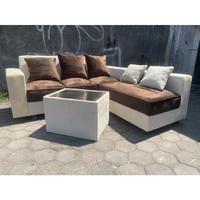 Gambar GRATIS ONGKIR JABODETABEK! Sofa L putus - Sofa Minimalis - Sofa Empuk - Coklat Cream dari Oke Furniture undefined 3 Tokopedia