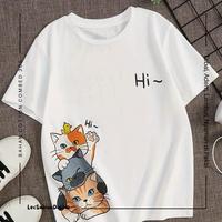 Gambar Kaos Oversize Three Cats Combed 30S Japan Anime Cute Pria Wanita - L dari lecsablondigital undefined 1 Tokopedia