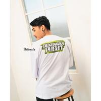 Gambar Kaos Deliwafa - T-shirt Unisex Deliwafa Dekengan Pusat - Putih, M dari KAOISIN undefined 2 Tokopedia