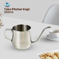 Gambar One Two Cups Teko Kopi Leher Angsa Gooseneck Pour Over Drip Kettle 250ml - AA049 - Silver dari mesin rms undefined 1 Tokopedia