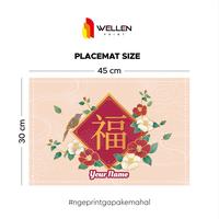 Gambar WELLEN PRINT - Print Placemat Motif Imlek / Cetak Alas Makan Place Mat Alas Makan Special Edition CNY - Custom Design dari WELLEN PRINT OFFICIAL undefined 2 Tokopedia