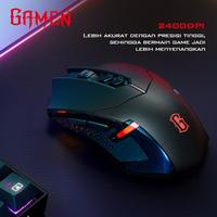 Gambar Mouse Komputer Mouse Game GAMEN Mouse Gaming Wireless GM300W 2400 DPI dari Lisensiantivirus undefined 2 Tokopedia