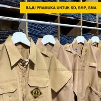 Gambar Seragam Sekolah Baju Pramuka Laki Perempuan SD SMP SMA Lengan Panjang - PANJANG LK, 13-14 dari seragamsekolahta undefined 3 Tokopedia