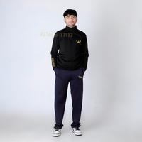 Gambar Jaket tracktop olahraga runing pria wanita halfzipper sporty OWS GOLD - Hitam, M dari OWS.SPORT.IND undefined 4 Tokopedia